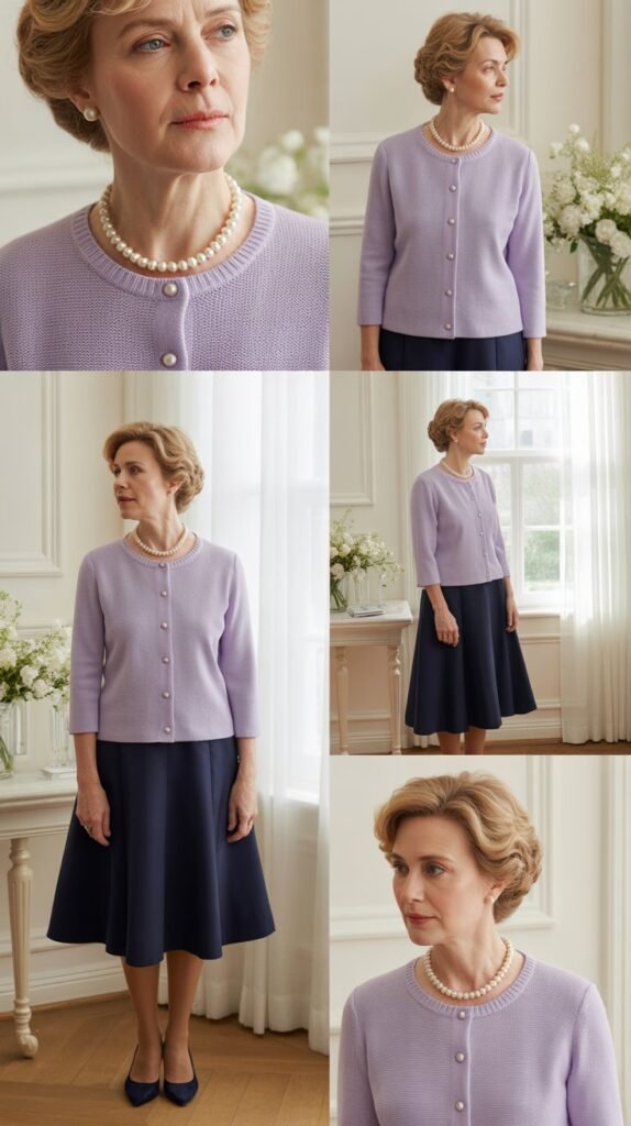 Twin Set with A-Line Skirt