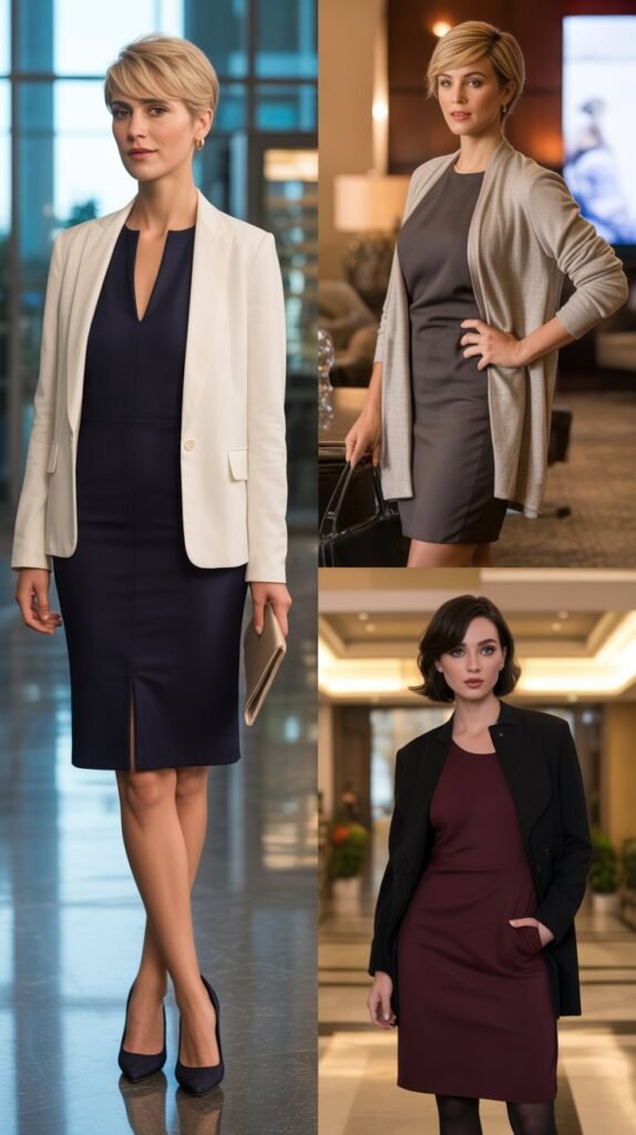 The Sleeveless Shift Dress Layered Look