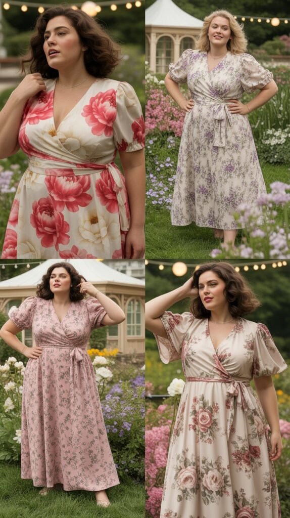  Wrap Dress in Floral Print