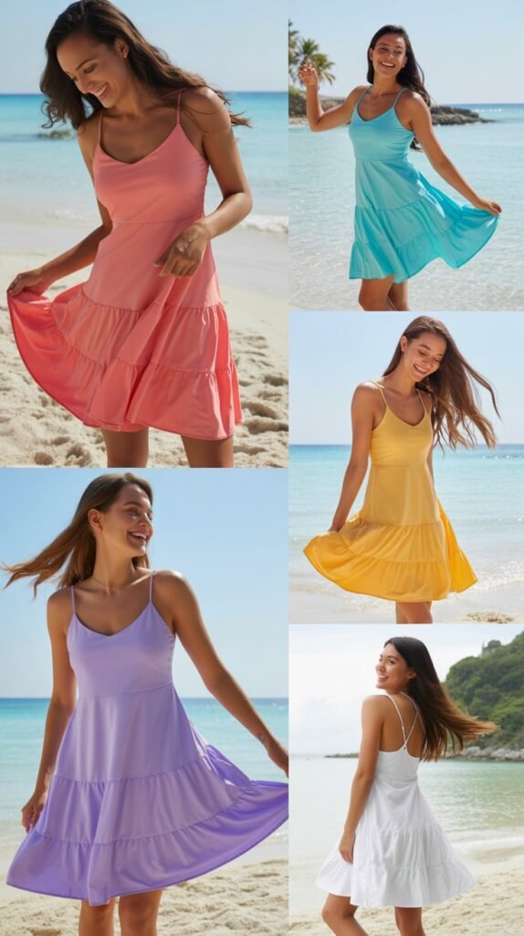 Tiered Ruffle Swim Dress