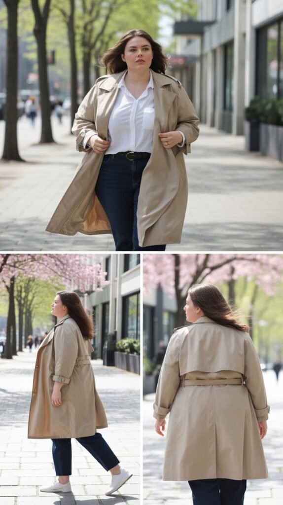  Lightweight Trench Coat Over Everything