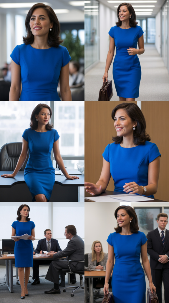 Cobalt Blue Shift Dress