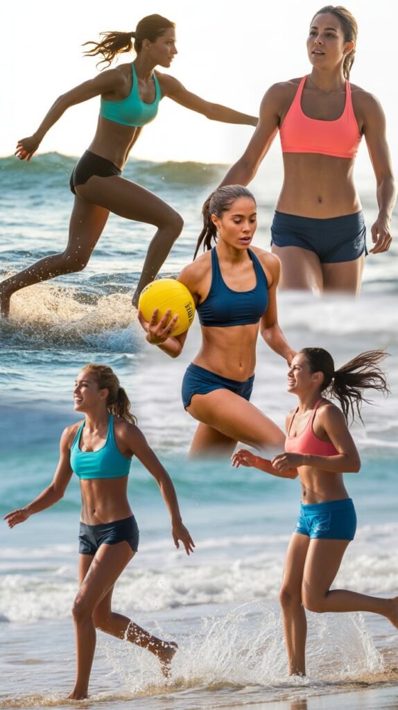 Sporty Bikini with Athletic Shorts