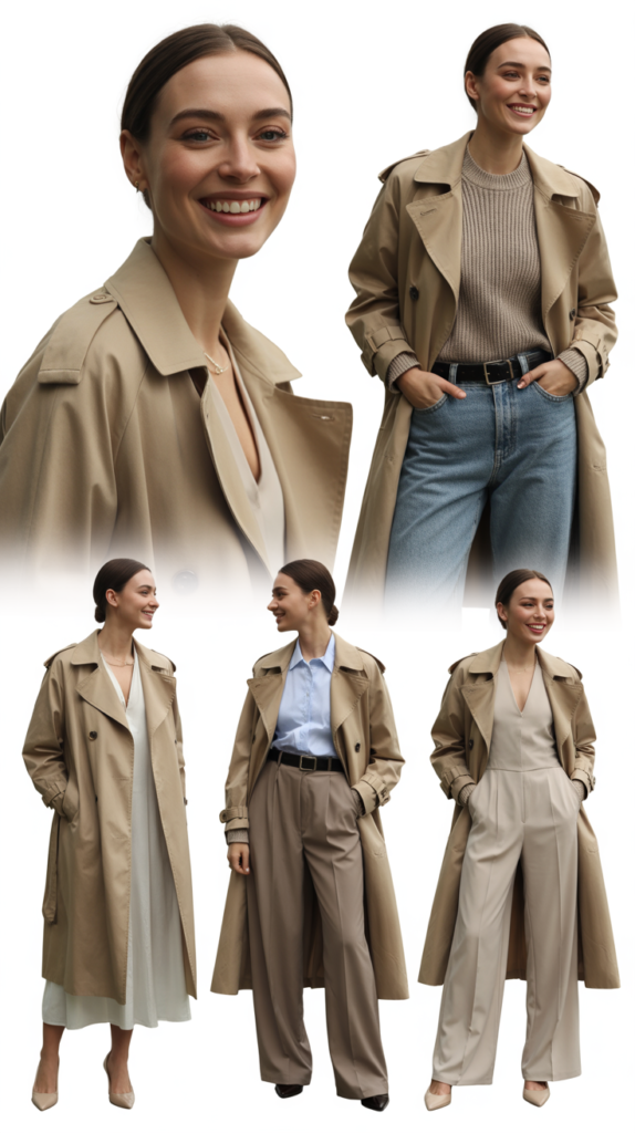 Trench Coats Over Everything