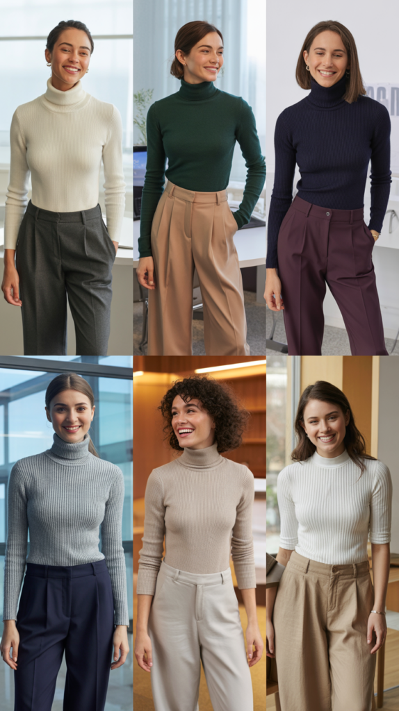 The Turtleneck and Trousers Sophistication