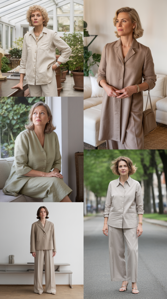 Matching Set in Neutral Tone