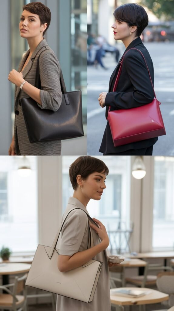 Structured Handbags as Statement Pieces
