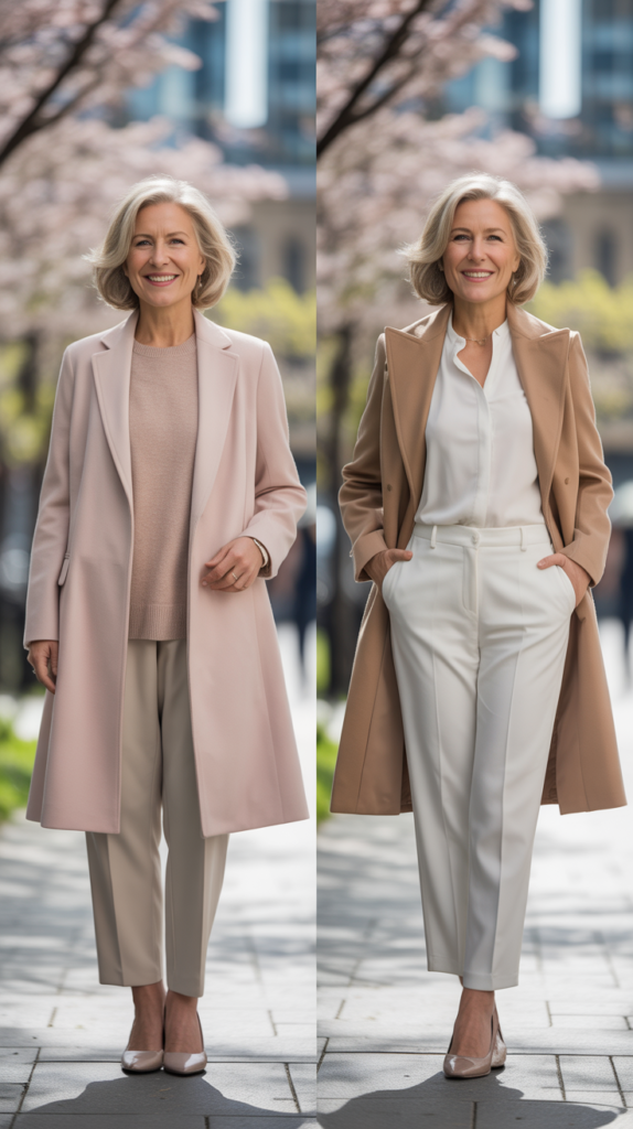 Statement Outerwear in Spring Colors