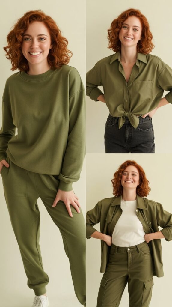 Olive Green Casual