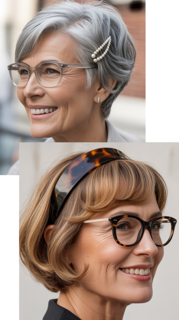 Accessorizing Short Cuts with Glasses