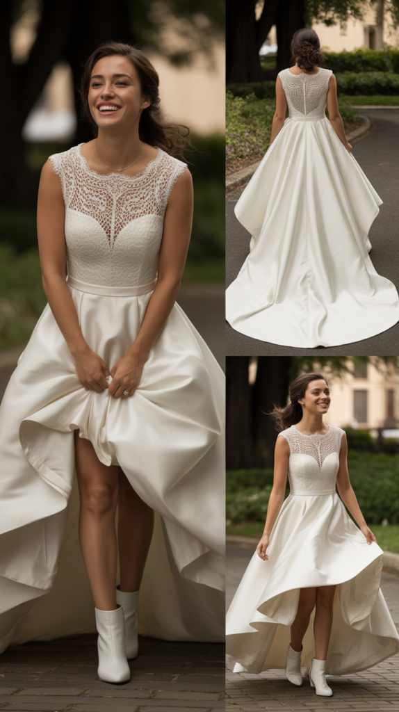 High-Low Hem Formal Gown