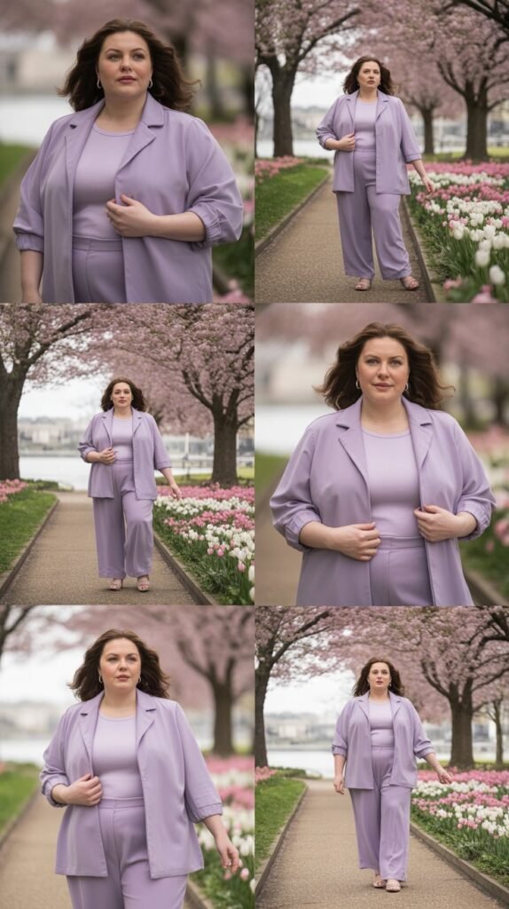 Monochromatic Lavender Coordinated Sets