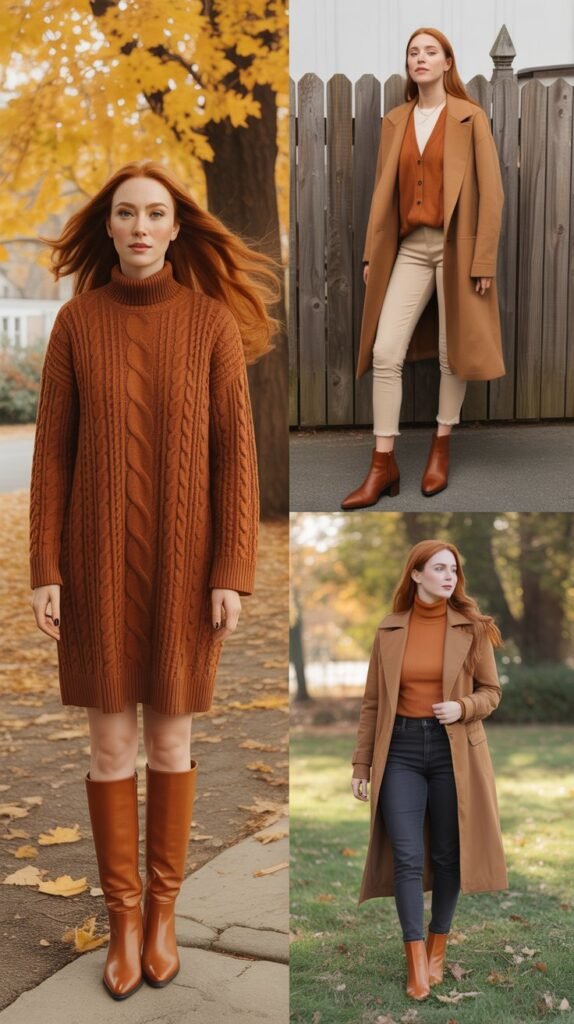 Burnt Orange Autumn Ensemble
