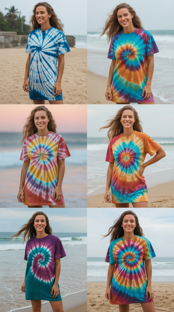 Tie-Dye T-Shirt Dress