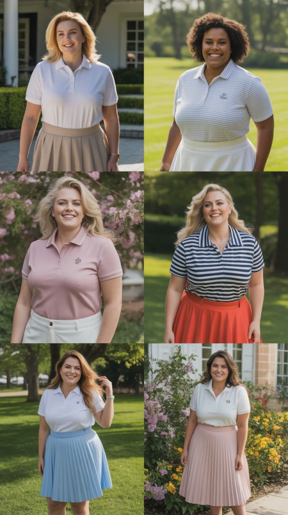  Polo Shirt with Skirt