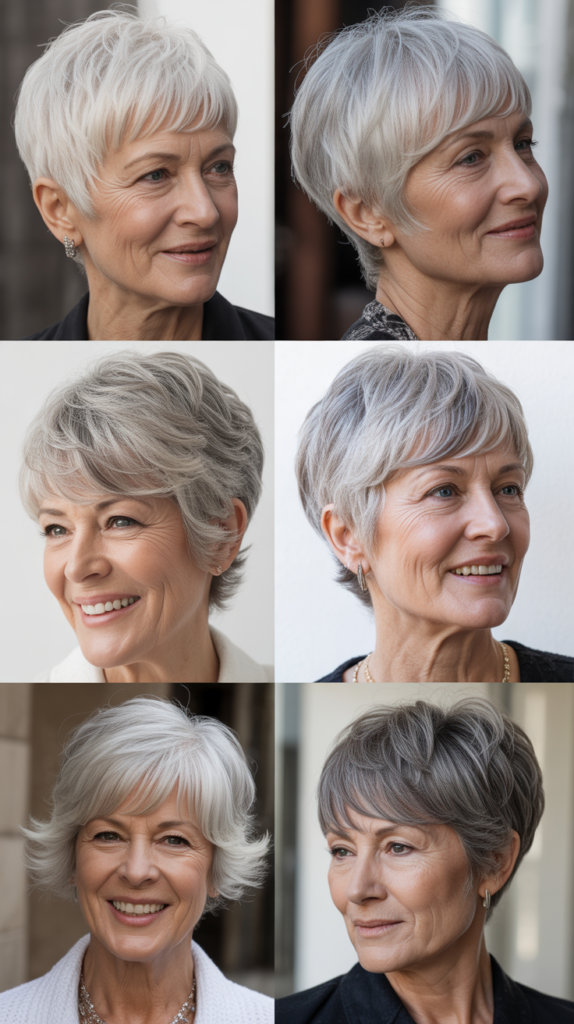 Graduated Pixie with Long Fringe