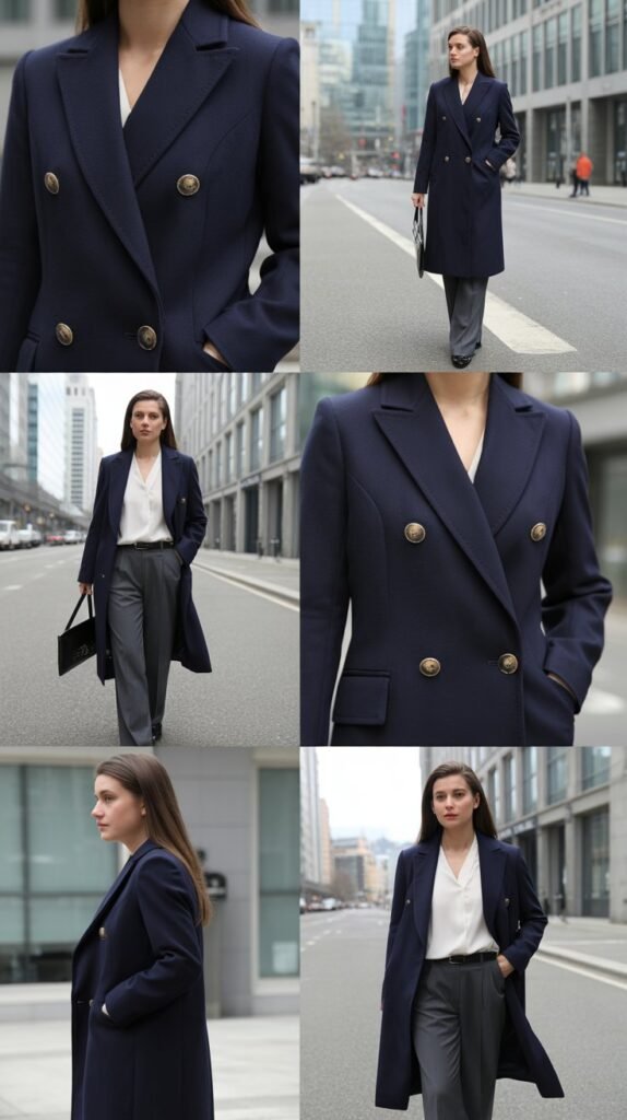  Double-Breasted Coat Elegance