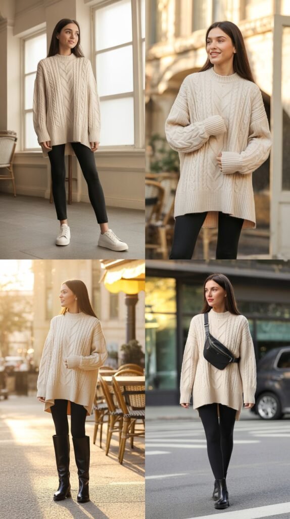 Oversized Sweater with Leggings