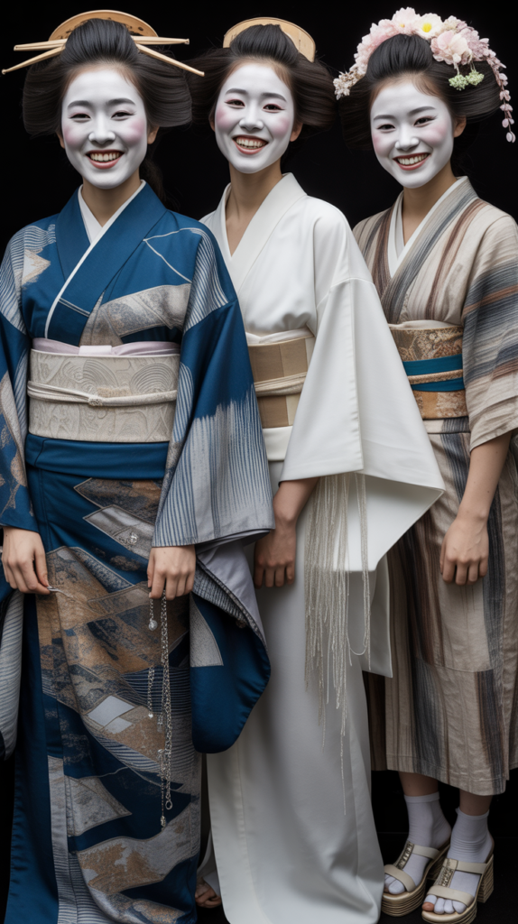 Shironuri White Paint Art