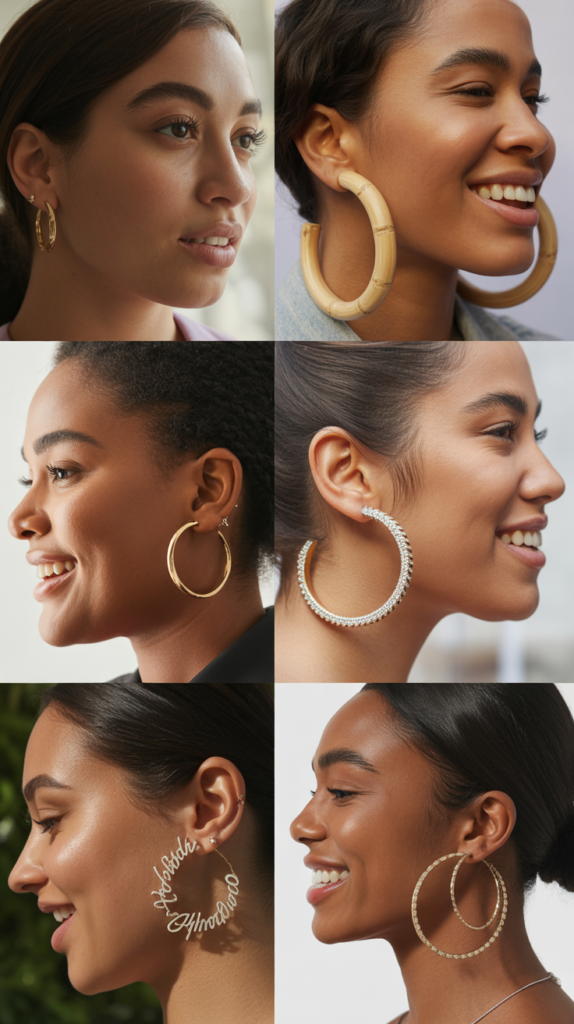 Hoop Earrings in All Sizes