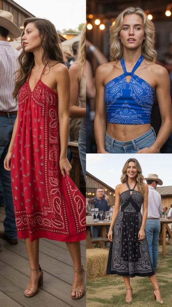 Bandana Print Dress Or Top