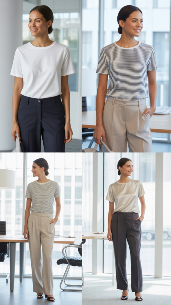 Elevated T-Shirt and Trouser Pairing