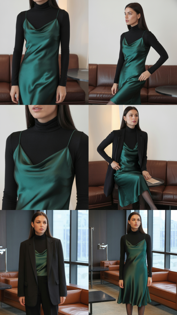 Slip Dress Layered Look