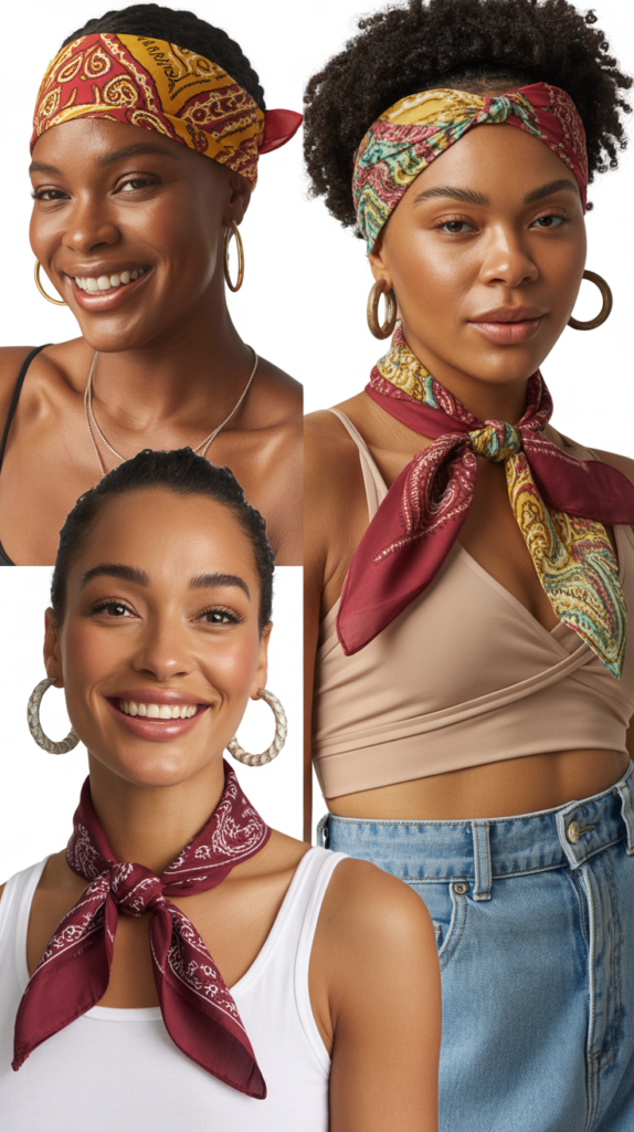 Graphic Print Bandanas