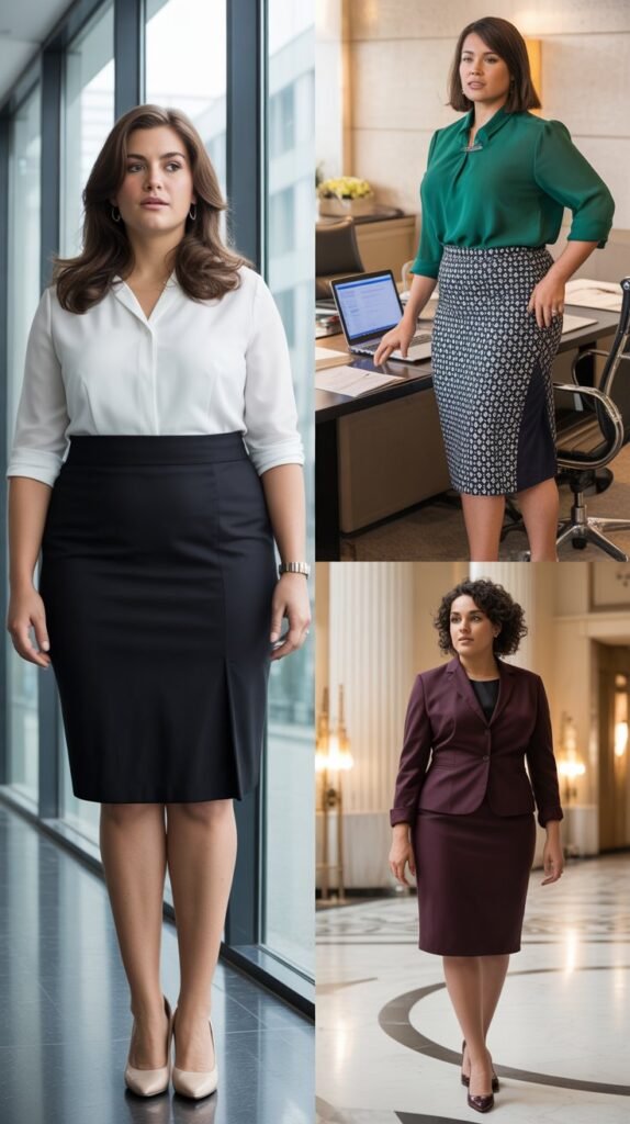 Pencil Skirts with Stretch