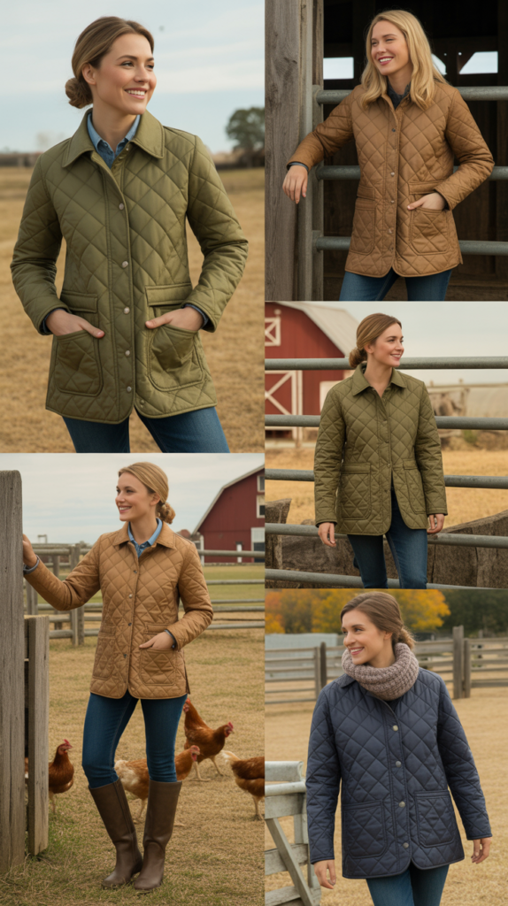  Quilted Barn Jacket