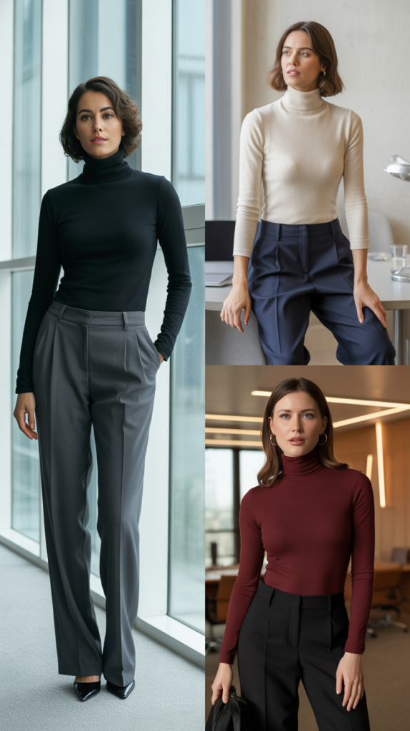 The Turtleneck and Trousers Sophistication