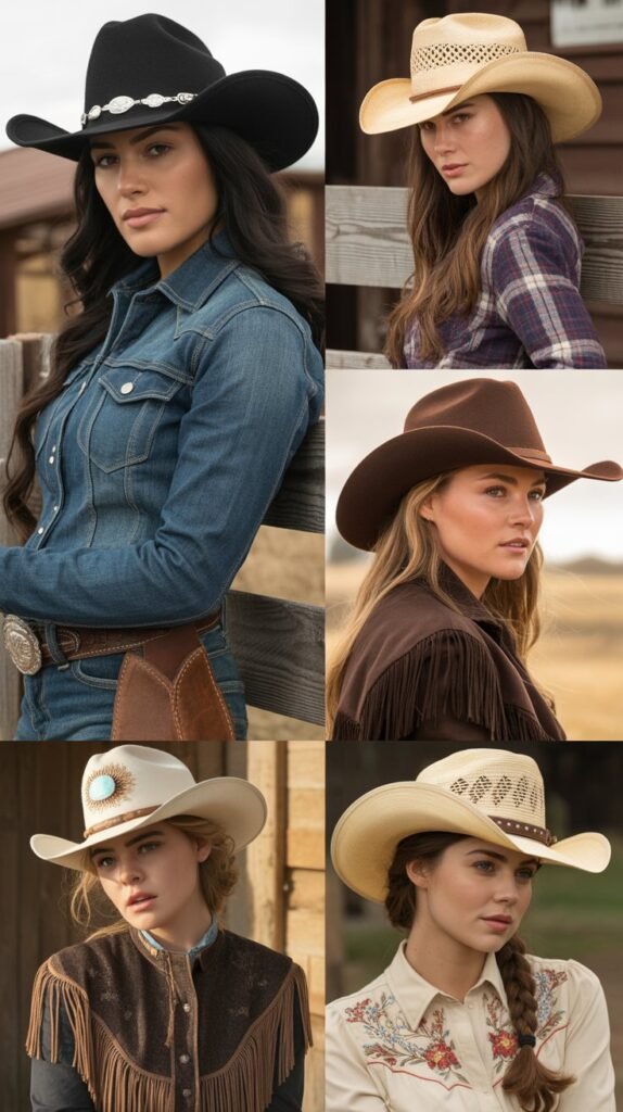 Cowgirl Hat As The Centerpiece