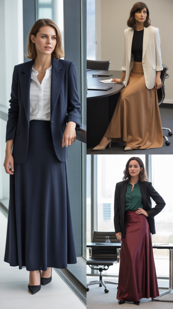 Maxi Skirt with Fitted Top