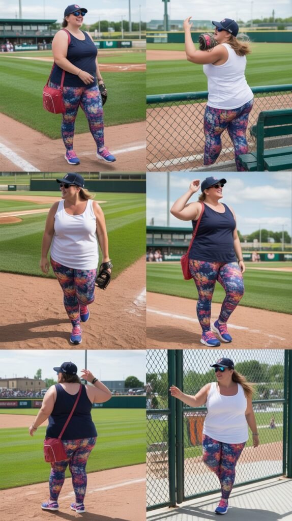 Printed Leggings Statement Look