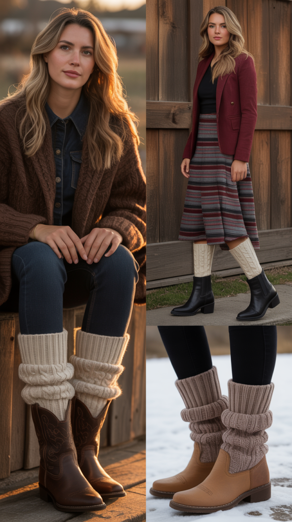 Wool Socks Over Boots