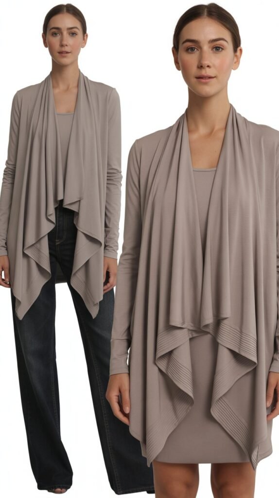  Draped Cardigans