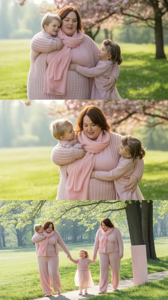 Monochromatic Soft Pink Ensemble with Varied Textures