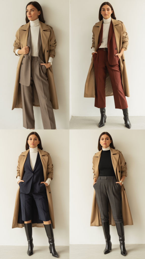 Trench Coat as a Layering Piece