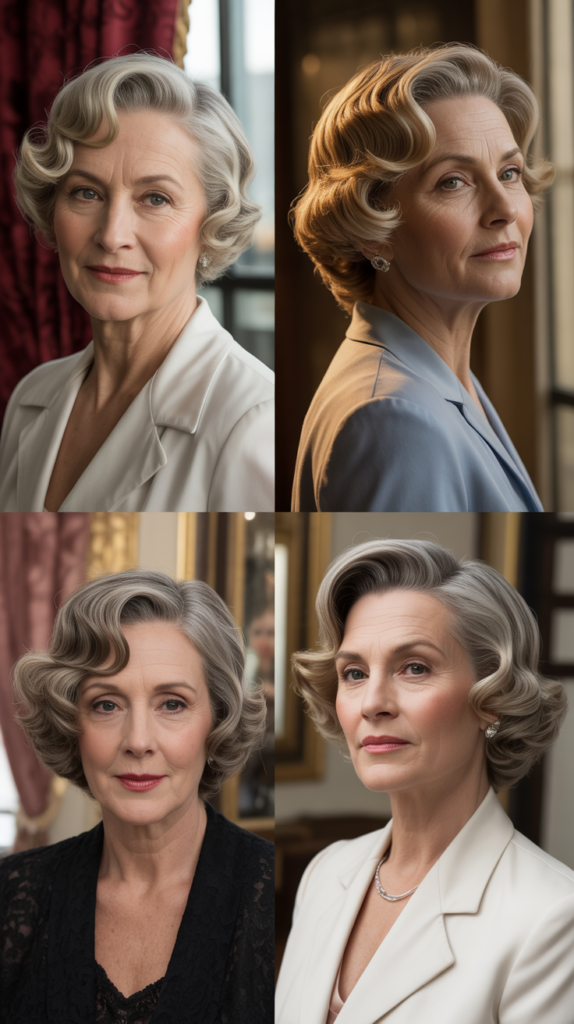 Traditional Finger Wave Elegance