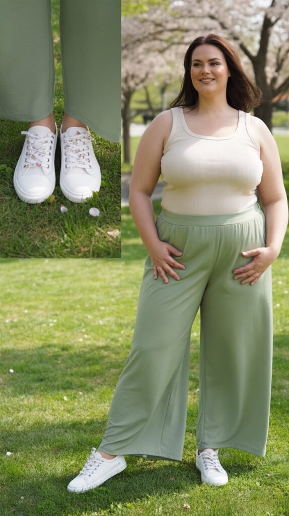  Palazzo Pants with Structured Tank