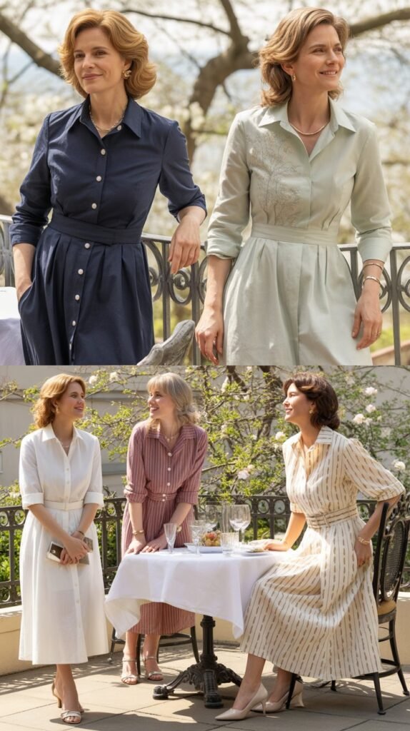 The Elegant Shirt Dress