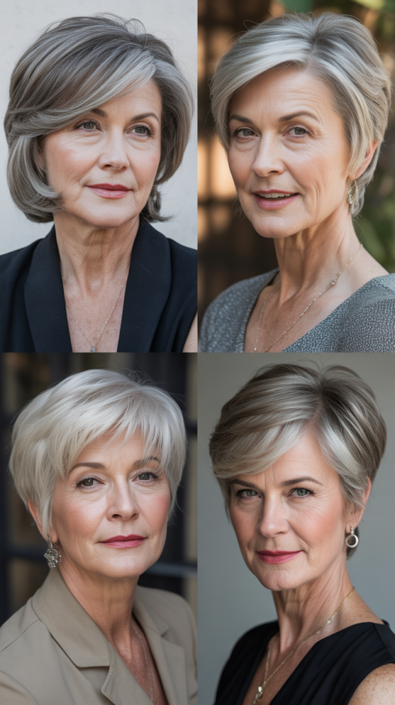 Side-Parted Elegance