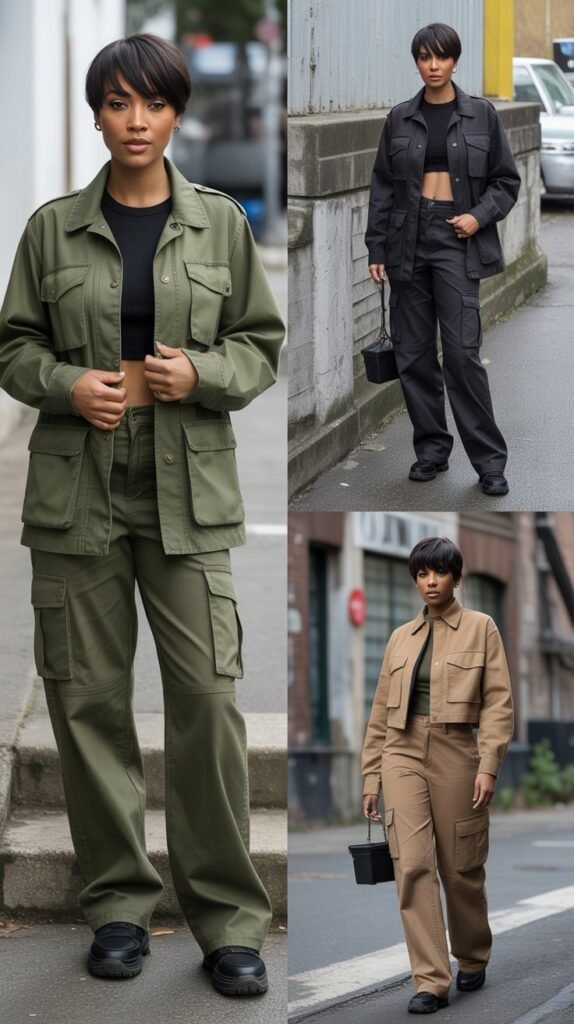  The Utility Jacket and Cargo Pants Functional Look