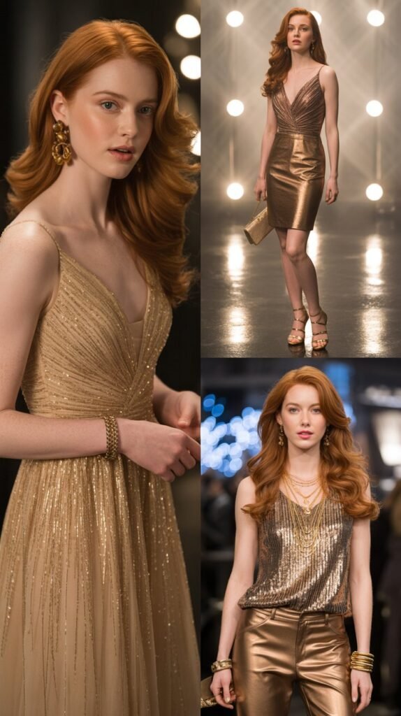 Gold and Bronze Metallics