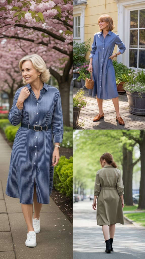 Button-Down Shirt Dress