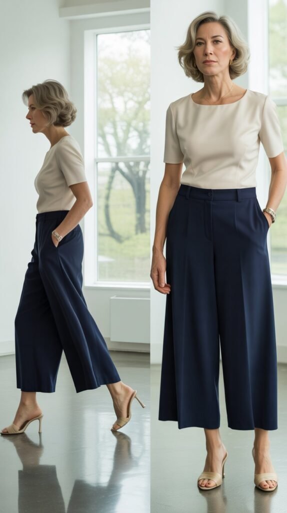 Culotte Pants with Fitted Top