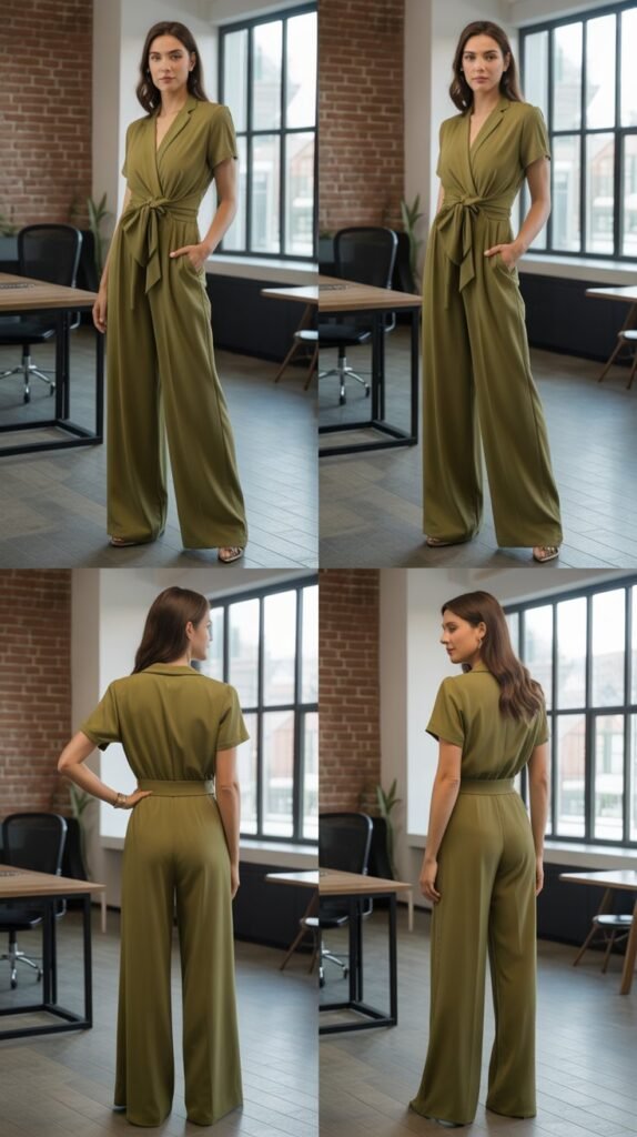  Lightweight Knit Dress with Three-Quarter Sleeves