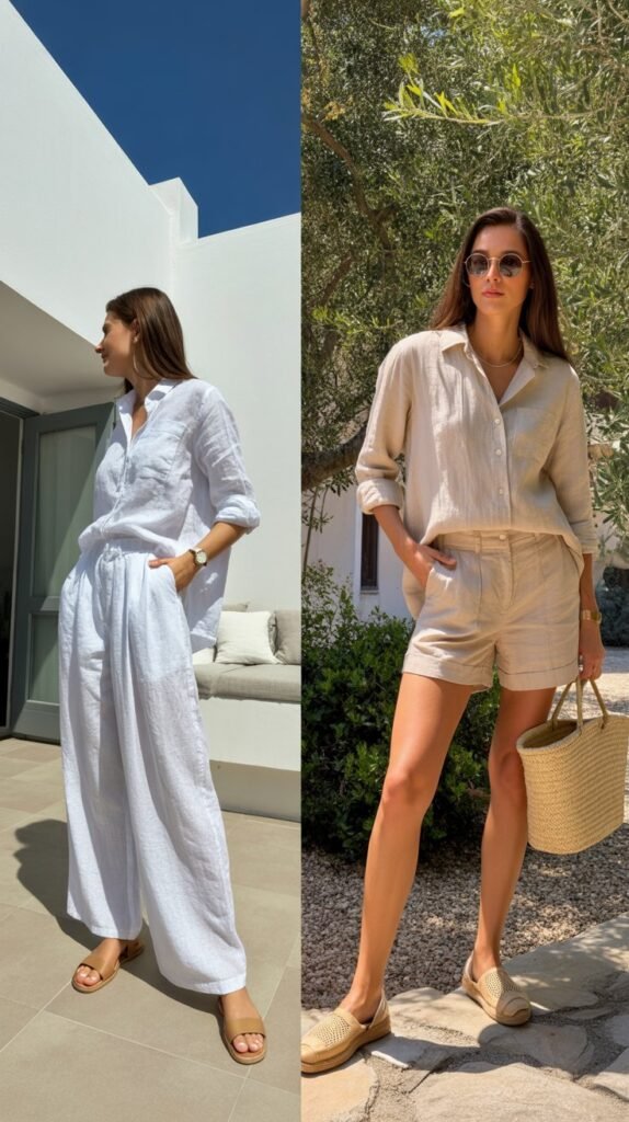 Linen Set for Warm Weather