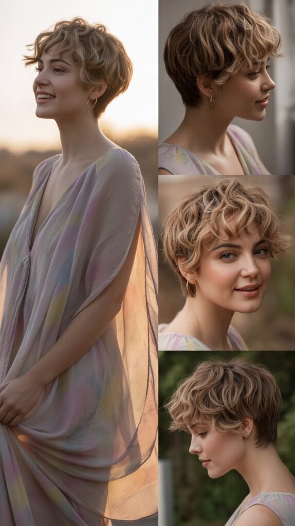  The Soft Romantic Pixie with Flowing Fabrics