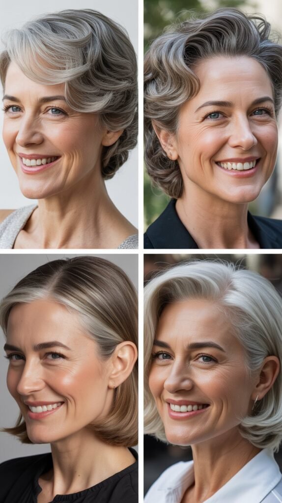 The Brushed-Back Elegance